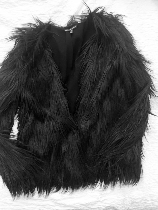 Urban Outfitters Jackets & Blazers - Urban Outfitters Black Faux Fur Teddy Jacket